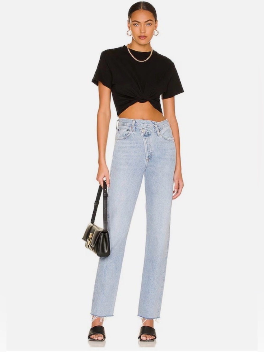 Agolde Criss Cross Straight Jean In Dimension
